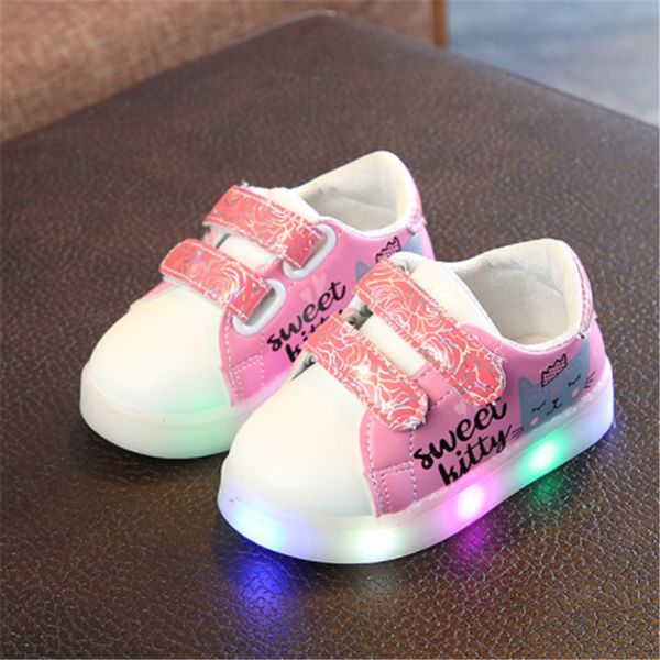 дети мода дети luminate кроссовки мультфильм с cat light up малышей обувь для девочек размер 21-30, Black;red
дети мода дети luminate кроссовки мультфильм с cat light up малышей обувь для девочек размер 21-30, Black;red