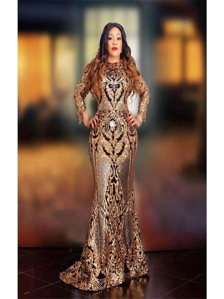 real image gold evening dresses glitter sequins mermaid party dress bling slim long sleeves girl prom gowns in stock, Black
real image gold evening dresses glitter sequins mermaid party dress bling slim long sleeves girl prom gowns in stock, Black