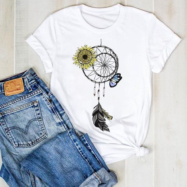 women lady sunflower feather cute fashion print ladies summer t tee tshirt womens female shirt clothes graphic t-shirt, White
women lady sunflower feather cute fashion print ladies summer t tee tshirt womens female shirt clothes graphic t-shirt, White