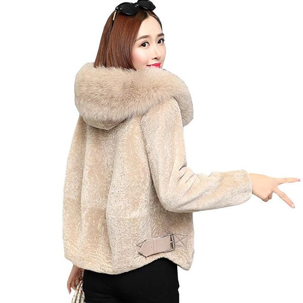 ukraine winter women fur collar hooded jacket coats 2020 new short thick warm wool coat parkas leisure female overcoat wz418, Black
ukraine winter women fur collar hooded jacket coats 2020 new short thick warm wool coat parkas leisure female overcoat wz418, Black