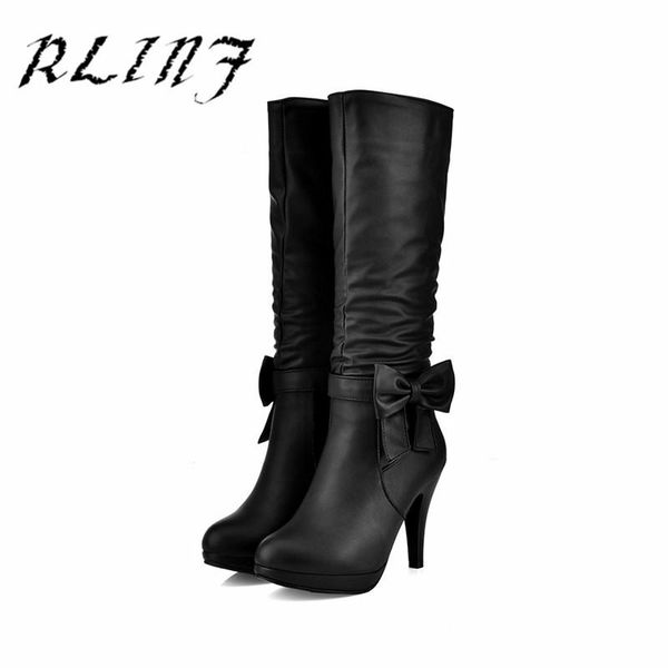 rlinf boots europe and the united states explosion models high-heeled bow high boots women's, Black
rlinf boots europe and the united states explosion models high-heeled bow high boots women's, Black