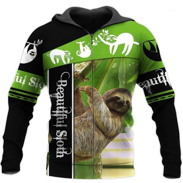 men's hoodies & sweatshirts beautiful sloth 3d printed hoodie fashion casual sweatshirt hip hop harajuku zip jacket1, Black
men's hoodies & sweatshirts beautiful sloth 3d printed hoodie fashion casual sweatshirt hip hop harajuku zip jacket1, Black