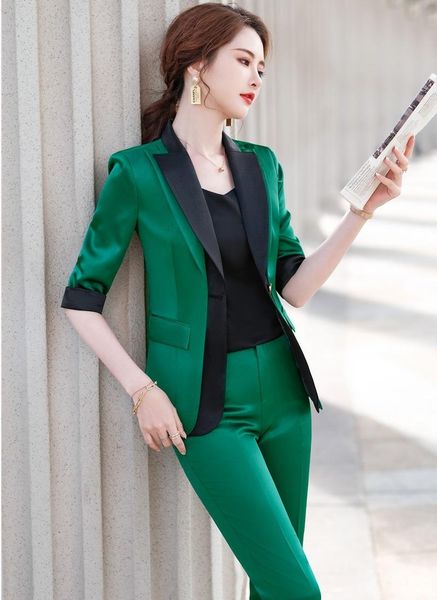 spring summer styles fashion formal women business suits half sleeve office ladies work blazers professional plus size 5xl, White
spring summer styles fashion formal women business suits half sleeve office ladies work blazers professional plus size 5xl, White