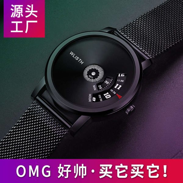 wlist new black personality waterproof time minute creative rotating dial men's watchbgt
wlist new black personality waterproof time minute creative rotating dial men's watchbgt