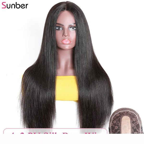 sunber straight silk base парик шнурка рядом с real скальп без клея 150% плотности волос remy 10-24 дюймов перуанский новый парик шнурка, Black;brown
sunber straight silk base парик шнурка рядом с real скальп без клея 150% плотности волос remy 10-24 дюймов перуанский новый парик шнурка, Black;brown
