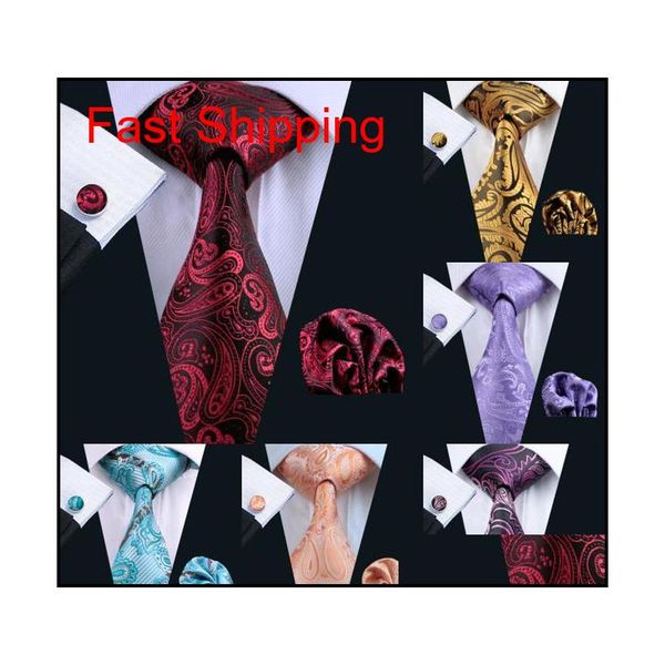 wholesale classic paisely neck tie set silk hanky cufflinks jacquard woven necktie men's tie set business qylpve homes2007, Black;blue
wholesale classic paisely neck tie set silk hanky cufflinks jacquard woven necktie men's tie set business qylpve homes2007, Black;blue
