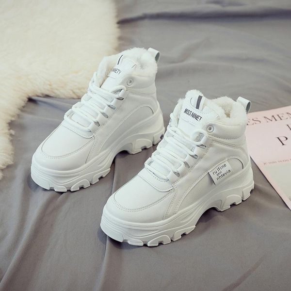 2020 women boots autumn winter increase ankle shoes women plus velvet snow boots warm round head casual, Black
2020 women boots autumn winter increase ankle shoes women plus velvet snow boots warm round head casual, Black