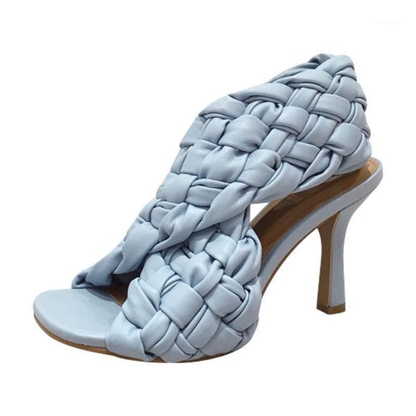 new european and american fashion knitting high-heeled sandals round head slim heel roman slim heel women's shoes1, Black
new european and american fashion knitting high-heeled sandals round head slim heel roman slim heel women's shoes1, Black