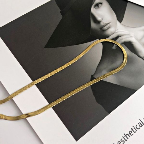 snake bone bracelet female minority flat chain clavicle chain simple bracelet national and cool style jewelry ins star same hand jewelry fzx, Golden;silver
snake bone bracelet female minority flat chain clavicle chain simple bracelet national and cool style jewelry ins star same hand jewelry fzx, Golden;silver