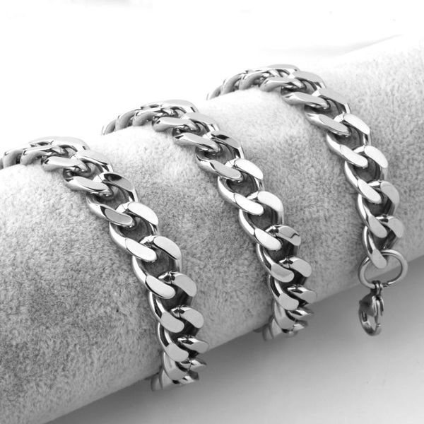 chains curb cuban link chain necklace & bracelet for men boys hip hop rock men's 316l stainless steel jewelry gift, Silver
chains curb cuban link chain necklace & bracelet for men boys hip hop rock men's 316l stainless steel jewelry gift, Silver