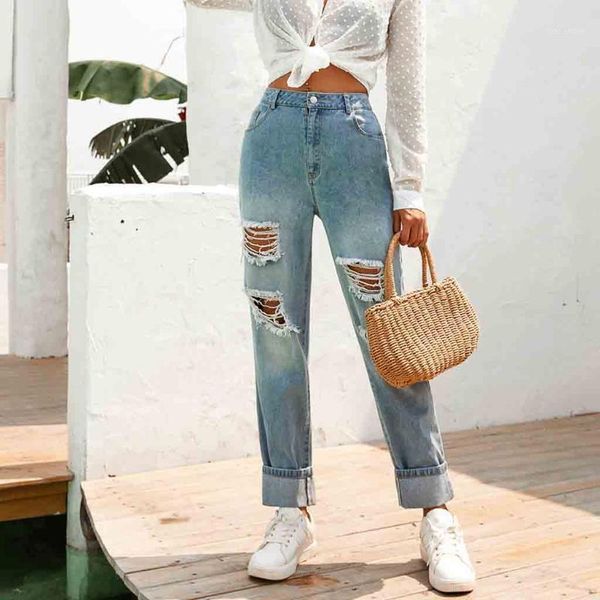 2020 new women's fashion jeans high waist button white jeans casual loose large size straight blue farkut1
2020 new women's fashion jeans high waist button white jeans casual loose large size straight blue farkut1