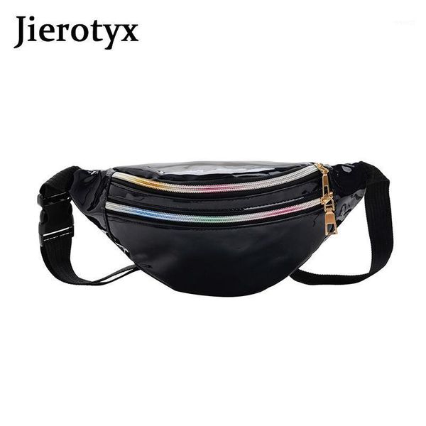 waist bags jierotyx punk girl fanny pack belt women pu leather fashion shining chest bag soft holographic sac zipper pocket1
waist bags jierotyx punk girl fanny pack belt women pu leather fashion shining chest bag soft holographic sac zipper pocket1