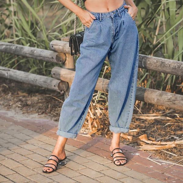 jaycosin women pants polyester cotton fashion womens casual pocket high waist jeans denim harem pants trousers casual daily1, Blue
jaycosin women pants polyester cotton fashion womens casual pocket high waist jeans denim harem pants trousers casual daily1, Blue