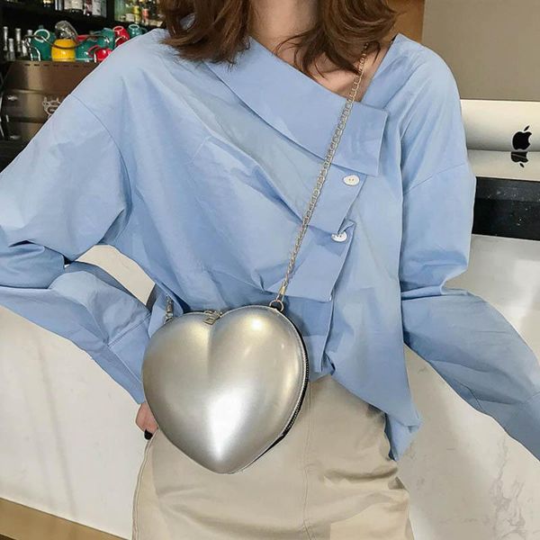 women handbags mini fashion solid color heart-shaped shoulder bag girls patent leather crossbody bags
women handbags mini fashion solid color heart-shaped shoulder bag girls patent leather crossbody bags