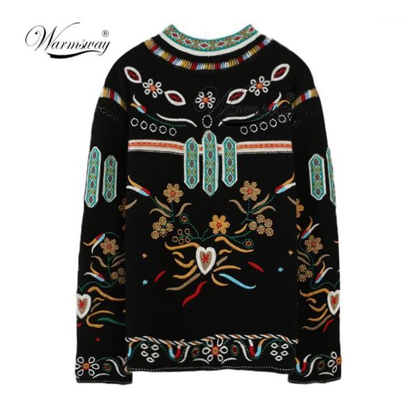vintage style embroidery flower pattern lace up rope hem winter knit sweater female ethnic retro jumper warm c-4721, White;black
vintage style embroidery flower pattern lace up rope hem winter knit sweater female ethnic retro jumper warm c-4721, White;black
