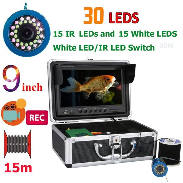 cameras 1000tvl fish finder underwater fishing camera double lamp 30 leds 9" inch 15m 30m 50m night vision 90 degrees sea /ice
cameras 1000tvl fish finder underwater fishing camera double lamp 30 leds 9" inch 15m 30m 50m night vision 90 degrees sea /ice