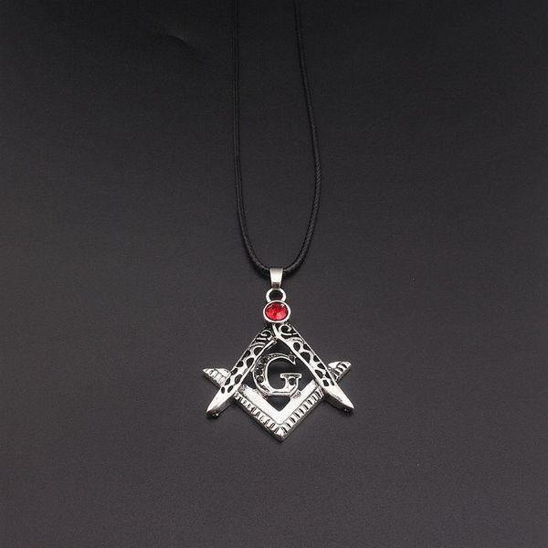 pendant necklaces masonic jewelry red stone compass square ason necklace mason & pendants for women and men, Silver
pendant necklaces masonic jewelry red stone compass square ason necklace mason & pendants for women and men, Silver