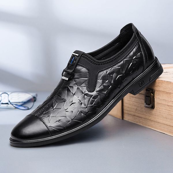 embossing men peas shoes comfortable mens moccasins shoes genuine casual leather shoes business bottom soft bottom massage, Black
embossing men peas shoes comfortable mens moccasins shoes genuine casual leather shoes business bottom soft bottom massage, Black