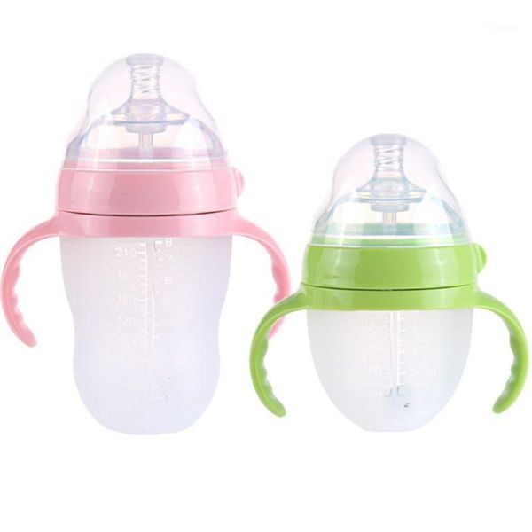 baby bottles# 1pc safety silicone milk feeding bottle with handle bottles can be squeeze 150ml 250ml available b51
baby bottles# 1pc safety silicone milk feeding bottle with handle bottles can be squeeze 150ml 250ml available b51