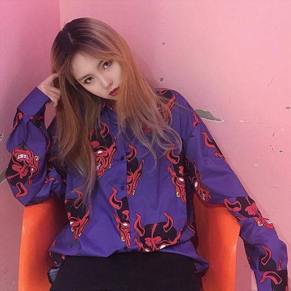 harajuku shirt blusas female ulzzang short sleeve women blouse spring summer loose gothic devil print blouses korean womens, White
harajuku shirt blusas female ulzzang short sleeve women blouse spring summer loose gothic devil print blouses korean womens, White