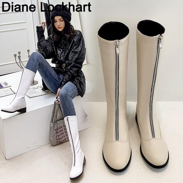 women front zipper platform boots winter shoes for woman knee high boots brand quality female casual long plus size 32-46, Black
women front zipper platform boots winter shoes for woman knee high boots brand quality female casual long plus size 32-46, Black