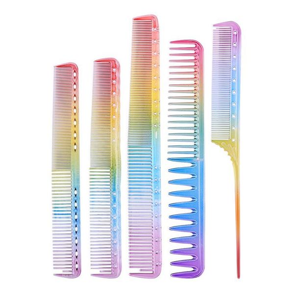1pc anti-static rainbow colorful hair comb double head entangled comb hair styling tool salon barber hairdressing to jllapm, Silver
1pc anti-static rainbow colorful hair comb double head entangled comb hair styling tool salon barber hairdressing to jllapm, Silver