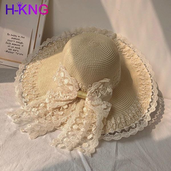 wide brim hats princess lolita straw hat lace butterfly festival soft sister female sunscreen sun protection french wedding bride, Blue;gray
wide brim hats princess lolita straw hat lace butterfly festival soft sister female sunscreen sun protection french wedding bride, Blue;gray
