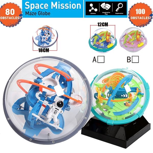 new magic 3d space mission maze globe puzzle intellect ball 80-100 obstacles educational interactive brain teaser for children y200413
new magic 3d space mission maze globe puzzle intellect ball 80-100 obstacles educational interactive brain teaser for children y200413