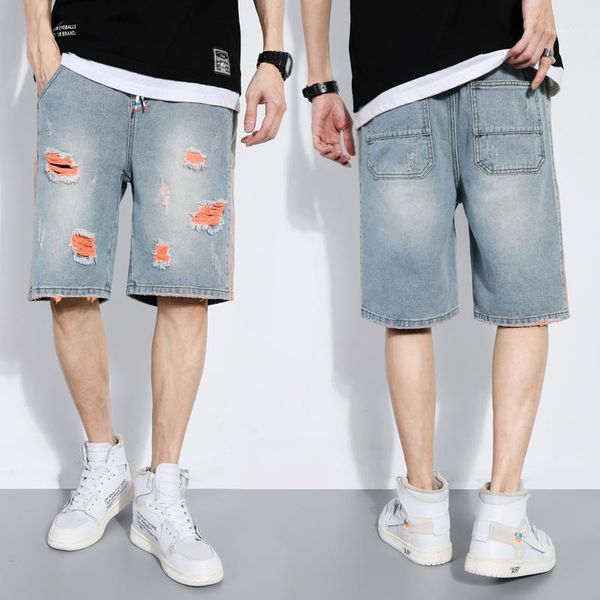novelty style men's holes denim shorts men knee length short jeans new fashion male straight denim shorts casual plus size1, White;black
novelty style men's holes denim shorts men knee length short jeans new fashion male straight denim shorts casual plus size1, White;black