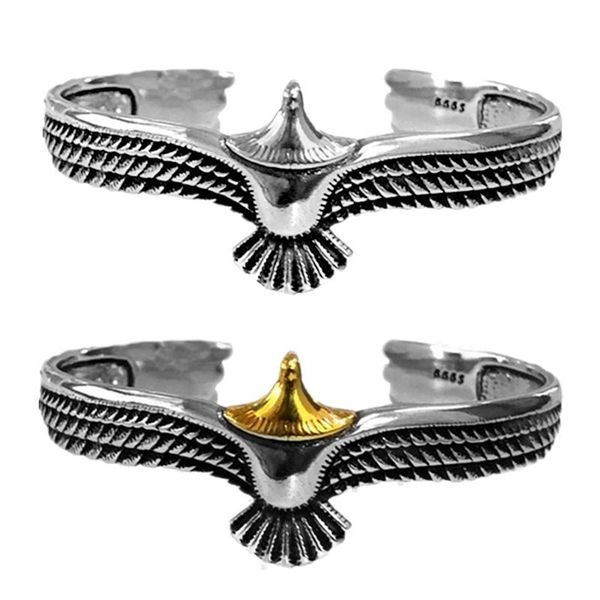 2pcs eagle fashion adjustable viking raven eagle bangle golden silvery wristband open ended for valentine gifts, Black
2pcs eagle fashion adjustable viking raven eagle bangle golden silvery wristband open ended for valentine gifts, Black
