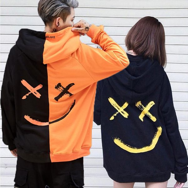 mens smile hoodies winter hip hop print oversized sweatshirts fashion patchwork couple streetwear men women hoodies, Black
mens smile hoodies winter hip hop print oversized sweatshirts fashion patchwork couple streetwear men women hoodies, Black
