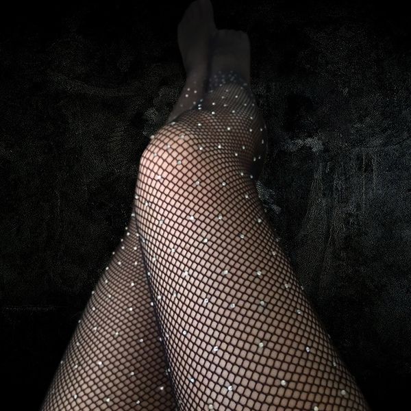 2019 Sexy Women Pantyhose Shiny fishnetstocking High Quality Hollow mesh Diamonds plaid Tights Sparkle Rhinestone stockings, Red;black
2019 Sexy Women Pantyhose Shiny fishnetstocking High Quality Hollow mesh Diamonds plaid Tights Sparkle Rhinestone stockings, Red;black