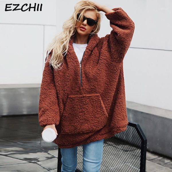 women winter faux fur coat cardigan hooded long sleeve jacket thickened loose streetwear jacket with pocket hoodie oversize1, Black
women winter faux fur coat cardigan hooded long sleeve jacket thickened loose streetwear jacket with pocket hoodie oversize1, Black