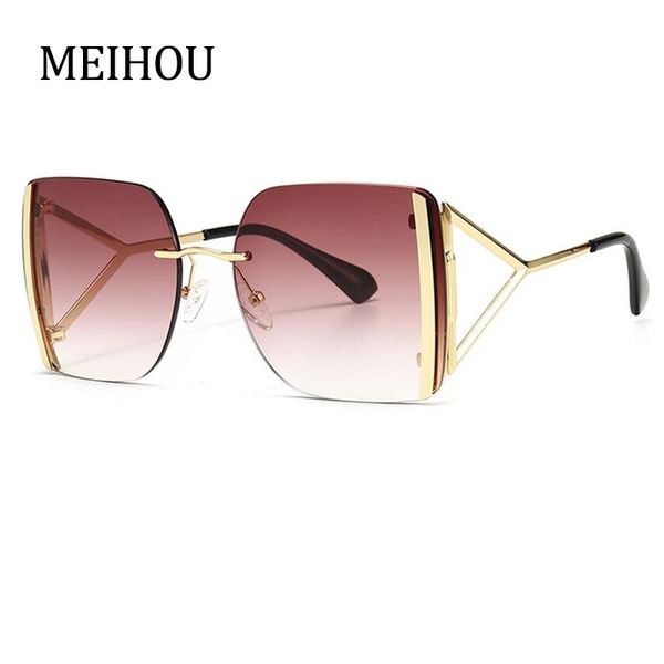sunglasses rimless gradient square women 2021 oversized metal frame female sun glasses shades uv400, White;black
sunglasses rimless gradient square women 2021 oversized metal frame female sun glasses shades uv400, White;black