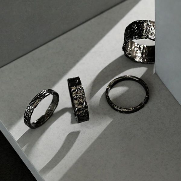 black statement rings fine jewelry sterling silver 925 for women korean minimalist design ring anillo de plata de ley 925 joyas, Golden;silver
black statement rings fine jewelry sterling silver 925 for women korean minimalist design ring anillo de plata de ley 925 joyas, Golden;silver