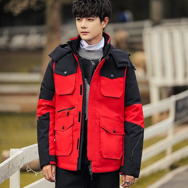 2021 cotton-quilted clothing winter new work cotton-padded young men's clothes 3sml, Black 
2021 cotton-quilted clothing winter new work cotton-padded young men's clothes 3sml, Black