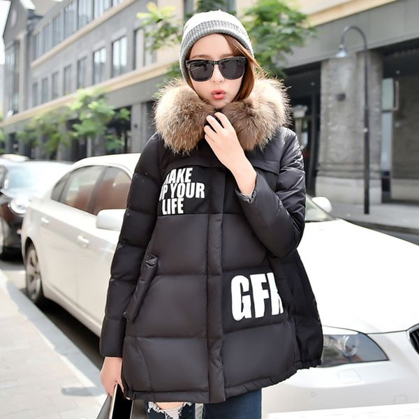 2021 new korean winter women down jacket woman in long female hoodie large fur collar parka mujer kj946 9yj8, Black
2021 new korean winter women down jacket woman in long female hoodie large fur collar parka mujer kj946 9yj8, Black
