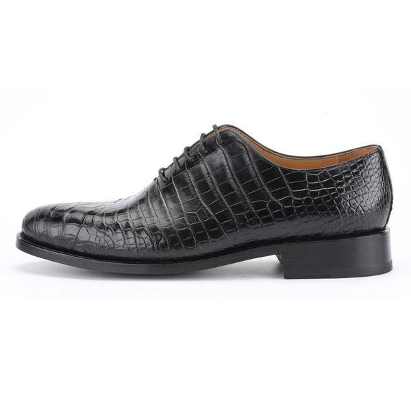 men's high-end crocodile true leather shoes men's leather casual shoes men business suits shoe sole goodyear craft, Black
men's high-end crocodile true leather shoes men's leather casual shoes men business suits shoe sole goodyear craft, Black