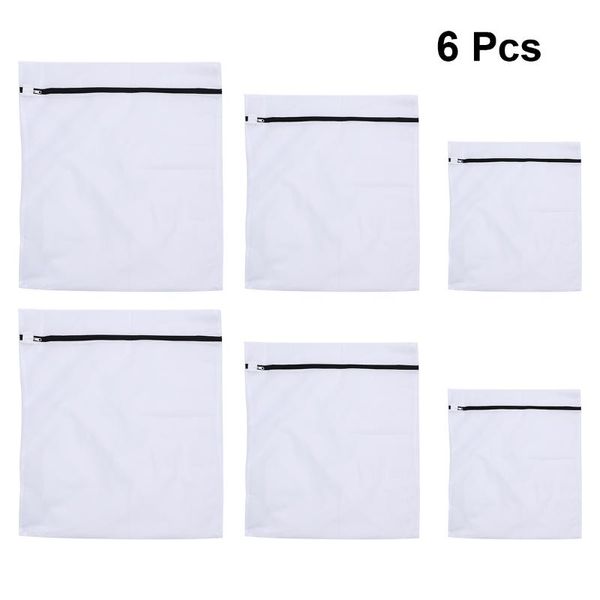 6pcs mesh laundry bags with zipper protective household washing laundry bags bra pouches for stocking underwear washing machine
6pcs mesh laundry bags with zipper protective household washing laundry bags bra pouches for stocking underwear washing machine