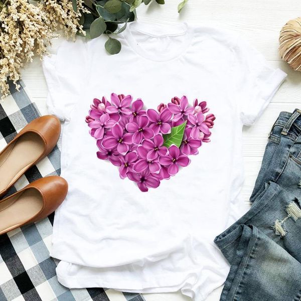 women lady 90s sweet love kawaii floral flower fashion print ladies t tee womens shirt clothes tshirt female graphic t-shirt, White
women lady 90s sweet love kawaii floral flower fashion print ladies t tee womens shirt clothes tshirt female graphic t-shirt, White