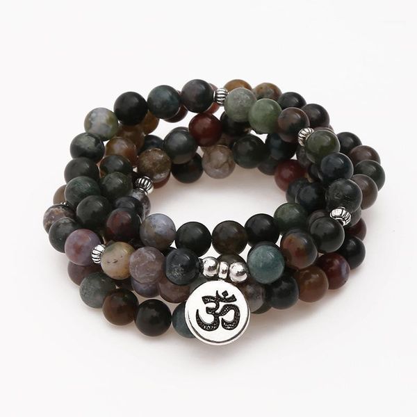 charm bracelets india onyx stone beads bracelet 108 mala or necklace women man yoga healing prayer multi-layer wrap1, Golden;silver
charm bracelets india onyx stone beads bracelet 108 mala or necklace women man yoga healing prayer multi-layer wrap1, Golden;silver