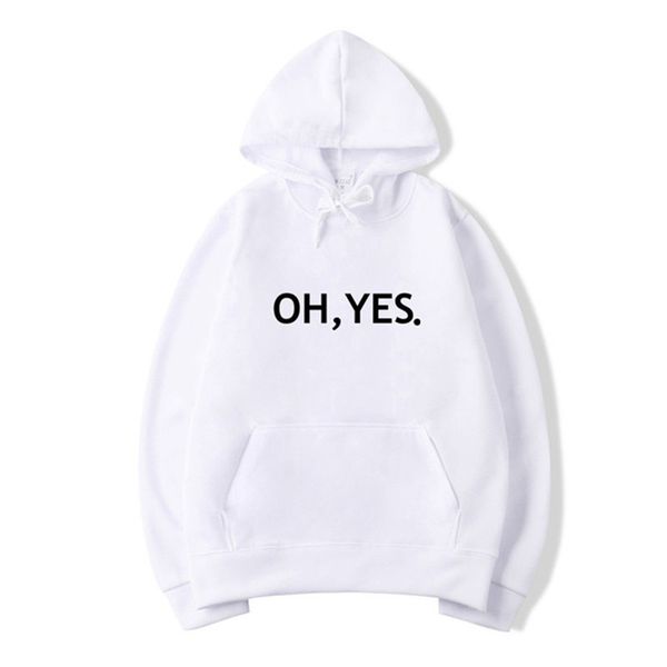 2019 fashion autumn winter fleece oh yes letter print pullover thick loose men/women hoodies sweatshirts casual coat, Black
2019 fashion autumn winter fleece oh yes letter print pullover thick loose men/women hoodies sweatshirts casual coat, Black