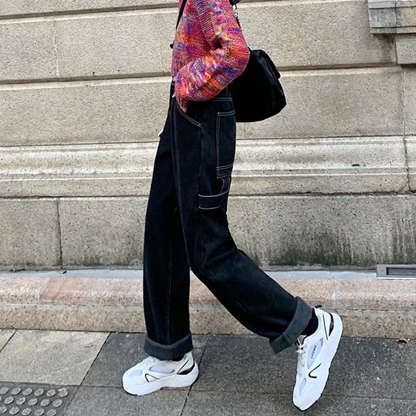 women's jeans s-xl 2021 loose women high wiast straight streetwear trousers plus velvet thick warm denim pants womens (78395, Blue
women's jeans s-xl 2021 loose women high wiast straight streetwear trousers plus velvet thick warm denim pants womens (78395, Blue