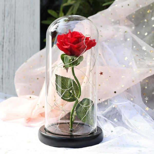 decorative flowers & wreaths 2021 red rose in a glass dome on wooden base for valentine's gifts
decorative flowers & wreaths 2021 red rose in a glass dome on wooden base for valentine's gifts