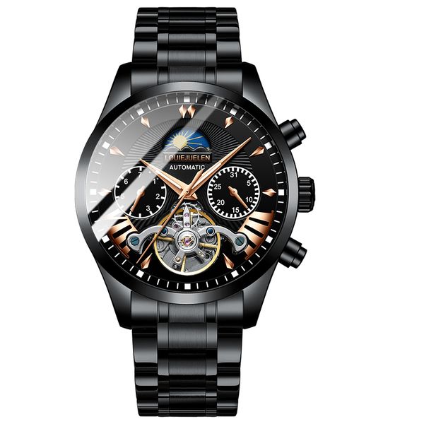 men watches 8006 automatic mechanical movement watch stainless steel/leather 40.8mm strap luminous waterproof wristwatch, Slivery;brown
men watches 8006 automatic mechanical movement watch stainless steel/leather 40.8mm strap luminous waterproof wristwatch, Slivery;brown