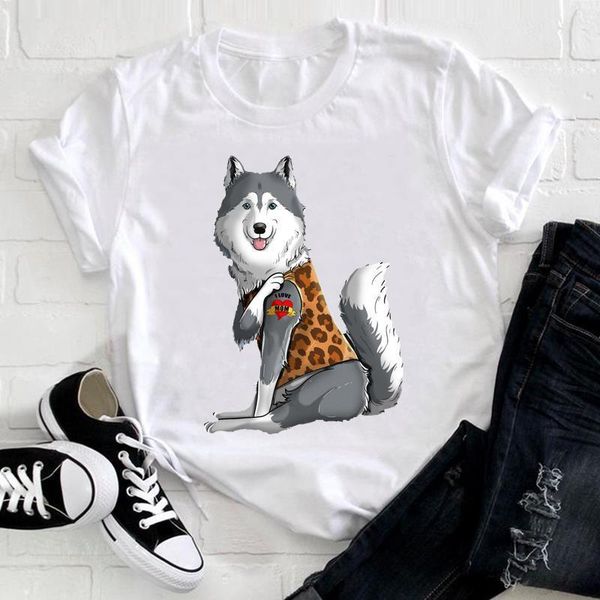 women cute dog mom leopard fashion kawaii 90s cartoon animal 90s clothes print tee ladies graphic tshirt female t-shirt, White
women cute dog mom leopard fashion kawaii 90s cartoon animal 90s clothes print tee ladies graphic tshirt female t-shirt, White