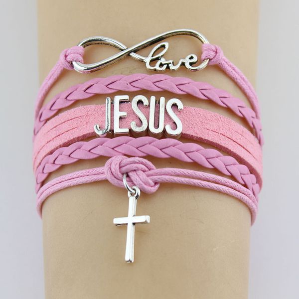 infinity love jesus cross charm bracelets religious faith leather wrap rope men bracelets & bangles for women jewelry, Golden;silver
infinity love jesus cross charm bracelets religious faith leather wrap rope men bracelets & bangles for women jewelry, Golden;silver