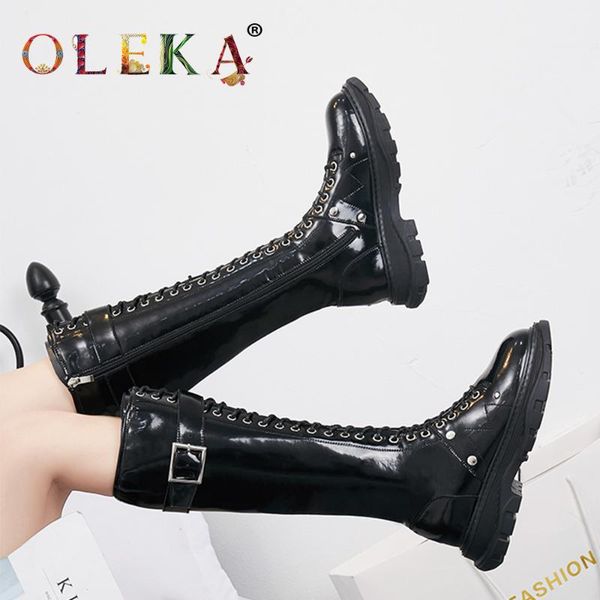 oleka knee-high winter boots women platform metal decoration round toe fur boots fashion style riding, equestrian new as648, Black
oleka knee-high winter boots women platform metal decoration round toe fur boots fashion style riding, equestrian new as648, Black