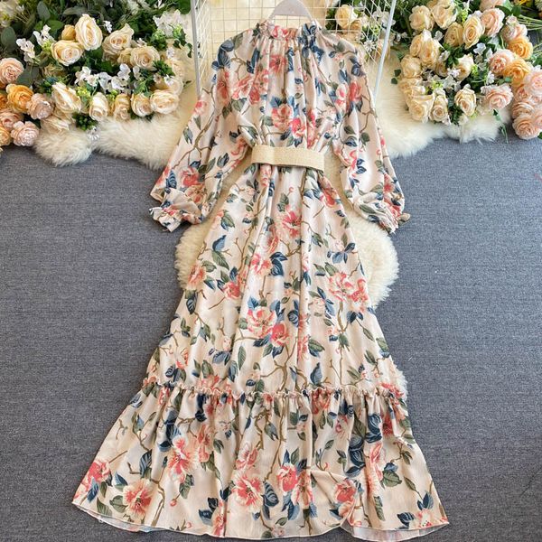 2021 new fashion holiday style printed chiffon long sweet frilly bubble collar sleeve belt elegant dress a line dressed 15it, Black;gray
2021 new fashion holiday style printed chiffon long sweet frilly bubble collar sleeve belt elegant dress a line dressed 15it, Black;gray