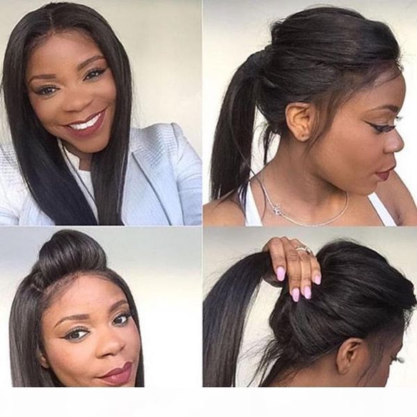 7a malaysian human hair lace front wig straight hair glueless full lace wig with baby hair for black women, Black;brown
7a malaysian human hair lace front wig straight hair glueless full lace wig with baby hair for black women, Black;brown